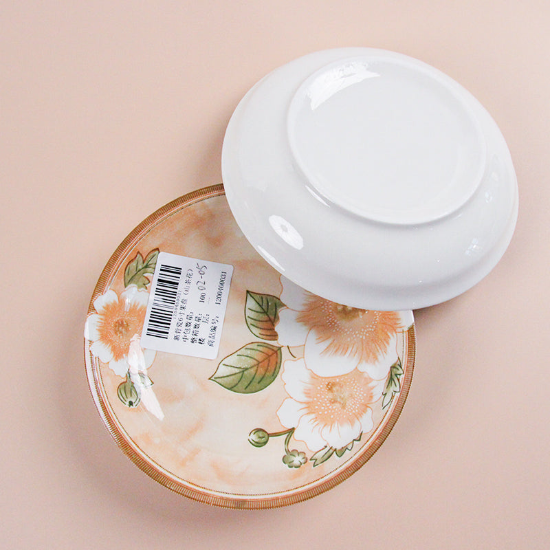 Plato de porcelana camelia (6inch) - CHO-1019