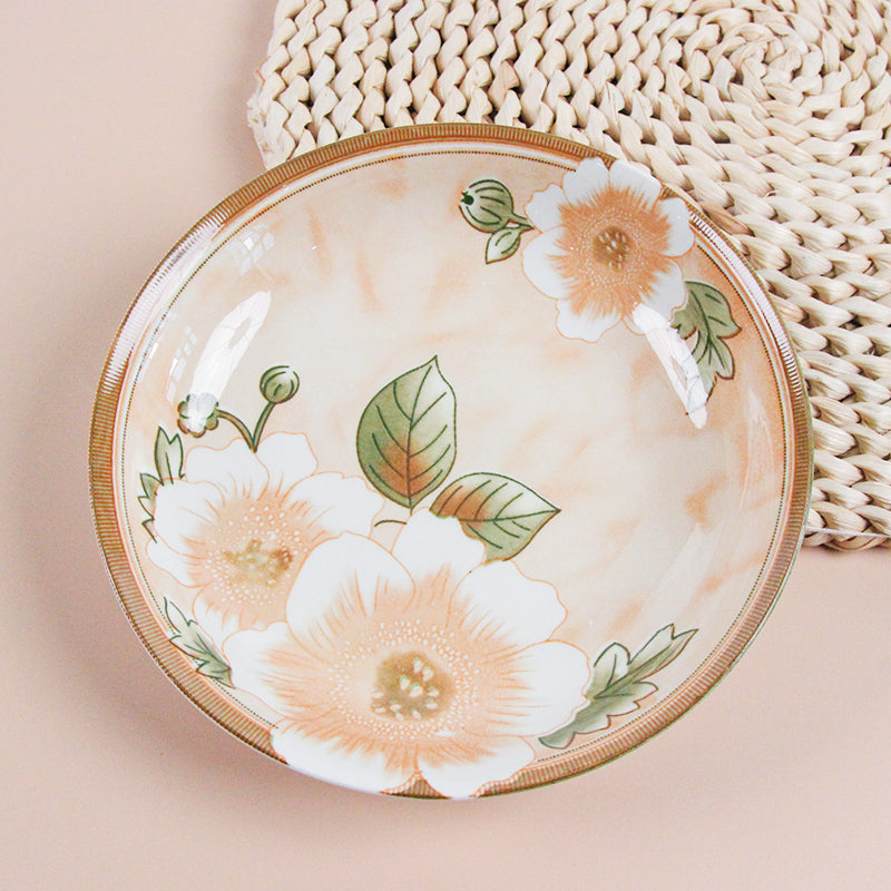 Plato de porcelana camelia (6inch) - CHO-1019