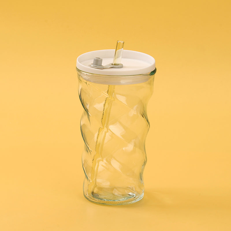 Vaso espiral de vidrio (450ml) - CHO-1061