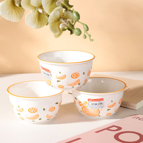 Bowl brocado naranja (4,6inch) - CHO-1037