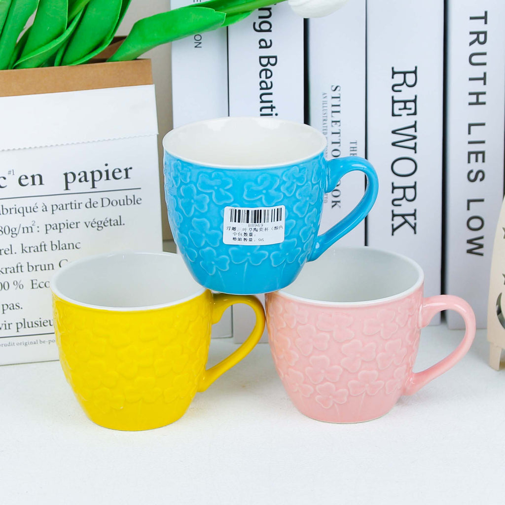 Taza de ceramica trebol - CHO-1051