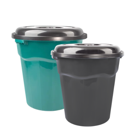 CUBO 42 LITROS COLOR CON TAPA